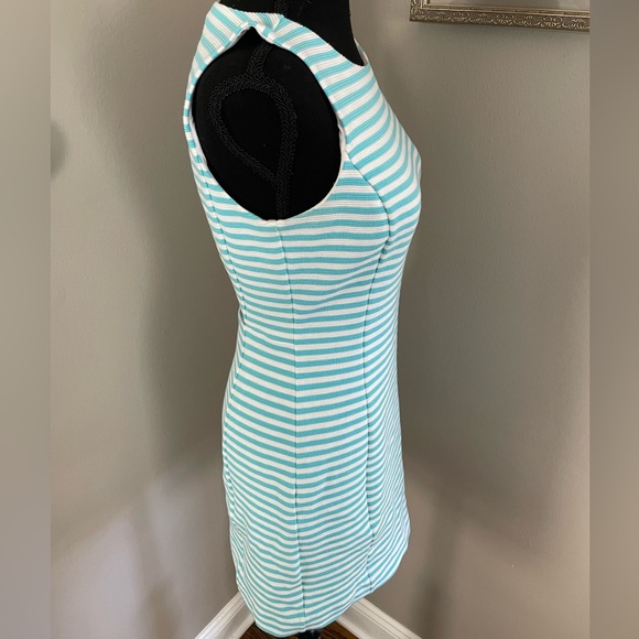 Lilly Pulitzer Whiting shift dress shirley blue white like new - Picture 11 of 13